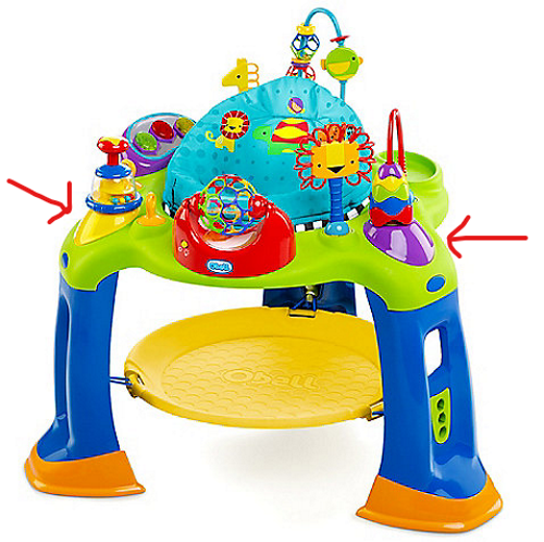 oball bounce o bunch activity center parts